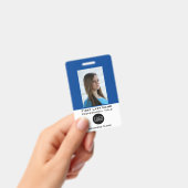 Nom de l'employé Balises d'identification Badges B (À main)