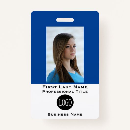 Nom de l'employé Balises d'identification Badges B (Devant)
