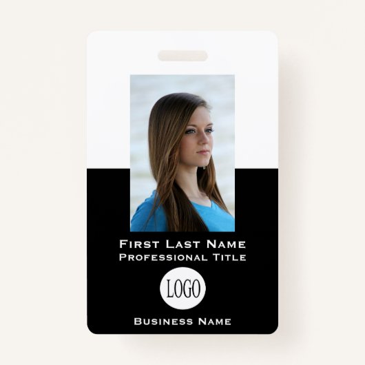 Nom de l'employé Balises d'identification Badges B (Devant)