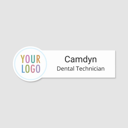 Nom de l'employé dentiste Étiquette Étiquette magn (Devant)