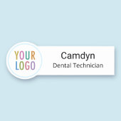 Nom de l'employé dentiste Étiquette Étiquette magn