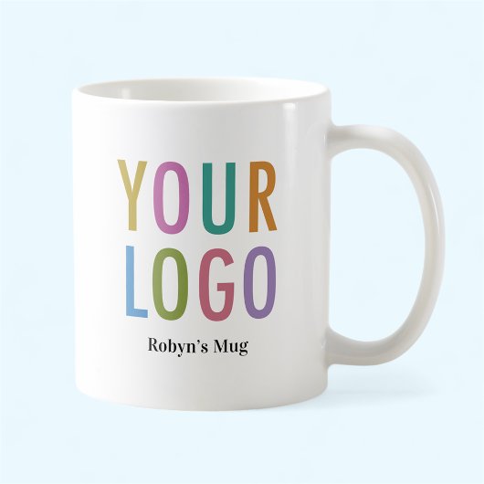Nom de l'employé Tasse personnalisée Logo de l'ent