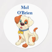 Nom de l'enfant Étiquettes (Design 2)