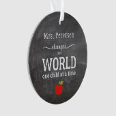 Nom de l'enseignant devis personnalisé tableau noi (devant)