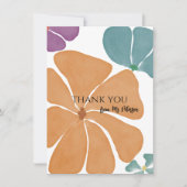 Nom de l'enseignant moderne Merci Cartes (Devant)