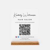 Nom de l'entreprise Code QR du script de signature (Recto)