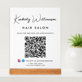 Nom de l'entreprise Code QR du script de signature