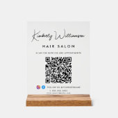 Nom de l'entreprise Code QR du script de signature (Recto)