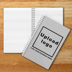 Nom de l'entreprise et logo sur le Carnet spiral g