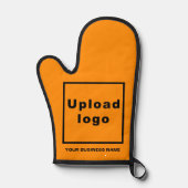 Nom de l'entreprise et logo sur Mitten de four de (Recto)