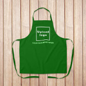 Nom de l'entreprise et logo vert tablier