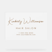 Nom de l'entreprise Gold Signature Script Froid (Recto)