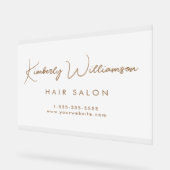 Nom de l'entreprise Gold Signature Script Froid (Angle)