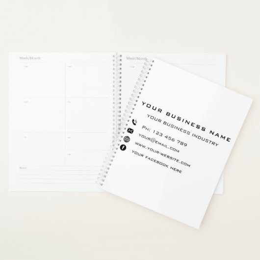 Nom de l'entreprise Informations sur le texte Plan (Devant avec enveloppe)