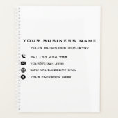 Nom de l'entreprise Informations sur le texte Plan (Devant)