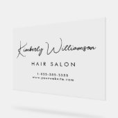 Nom de l'entreprise Script de signature élégant (Angle)