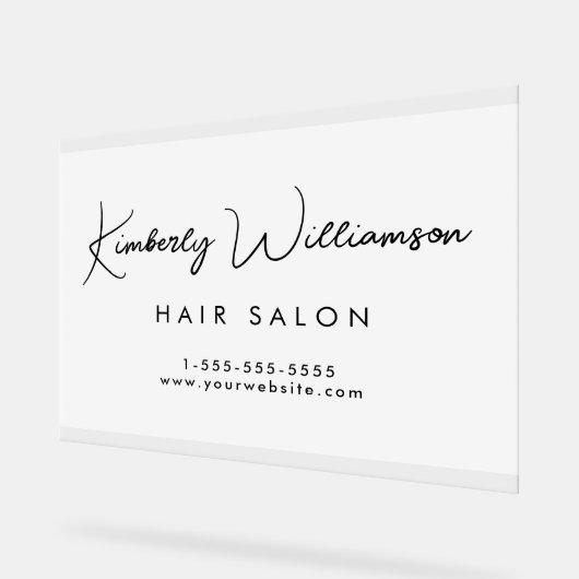 Nom de l'entreprise Script de signature élégant Fr (Angle)