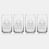 Nom de l'équipe de la chambre Mariage noir Tuxedo (Dos)