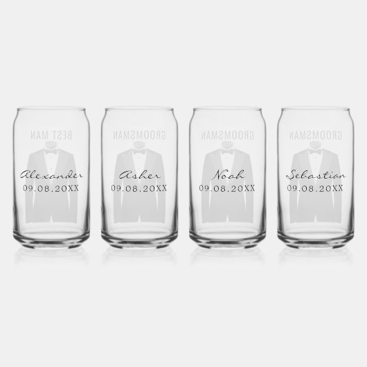 Nom de l'équipe de la chambre Mariage noir Tuxedo  (Dos)