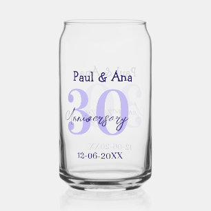 nom de lettre gras violet 30e anniversaire simple