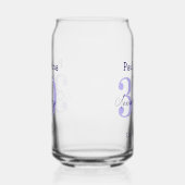 nom de lettre gras violet 30e anniversaire simple (Droite)