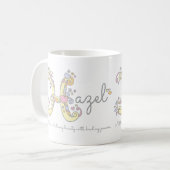 Nom de l'Haze signifiant monogramme H mug (Devant gauche)
