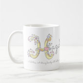 Nom de l'Haze signifiant monogramme H mug (Gauche)