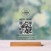 Nom de l'hôtel Logo et code QR Services Tarifs Dét (Neutre)