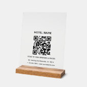 Nom de l'hôtel Logo et code QR Services Tarifs Dét (Angle)