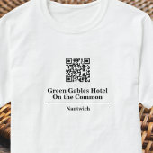 Nom de l'hôtel ou du restaurant avec T-shirt Code 