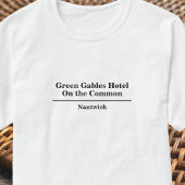 Nom de l'hôtel ou du restaurant T-shirt