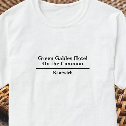 Nom de l'hôtel ou du restaurant T-shirt