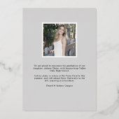 Nom de l'huile | Deux Faire-part d'obtention d'un  (Verso)