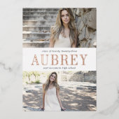 Nom de l'huile | Deux Faire-part d'obtention d'un  (Recto)