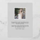 Nom de l'huile | Deux Faire-part d'obtention d'un  (Verso)