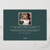 Nom de l'huile | Faire-part d'obtention d'une lice (Verso)