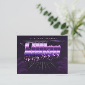 Nom de Lillian Prénom Anniversaire de la carte pos (Debout devant)