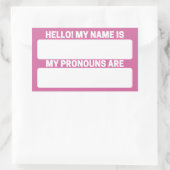 Nom de l'orchidée sauvage et Étiquettes du Pronoun (Sac)