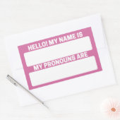 Nom de l'orchidée sauvage et Étiquettes du Pronoun (Enveloppe)