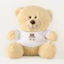 Nom de l'ours en peluche personnalisé