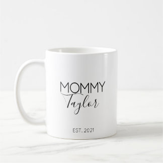Nom de maman Grossesse Faire-part Cadeau Café Mug