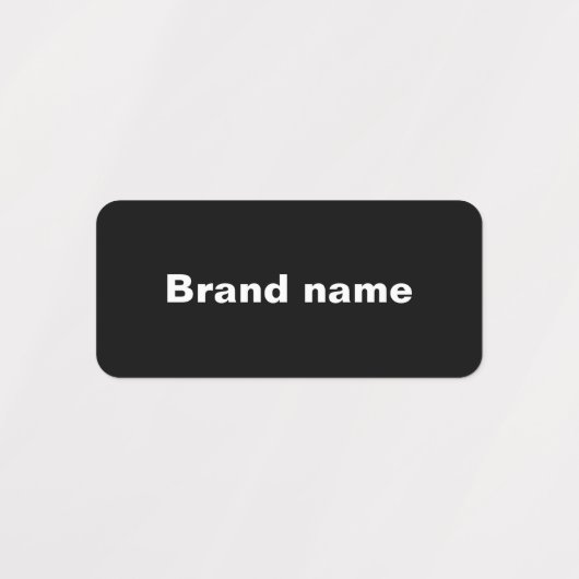 Nom de marque sur le Étiquette de vêtements Rectan (Design 1)