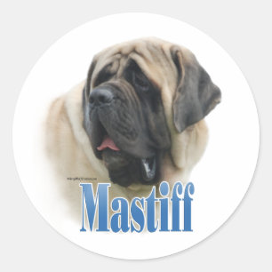 Nom de mastiff de faon - autocollant