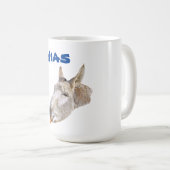 Nom De Matthias Avec Un Âne, Mug De Café (Devant droit)