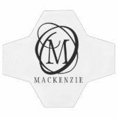 Nom de monogramme moderne élégant (Plat)