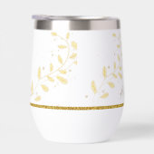 Nom de monogramme pailleté or élégant (Droite)