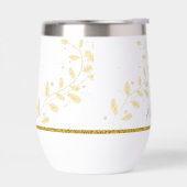 Nom de monogramme pailleté or élégant (Gauche)