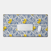 Nom de motif botanique citron bleu vintage (Clavier et souris)