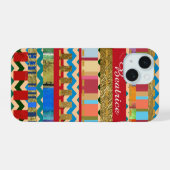 Nom de motif de rayures colorées Cool (Verso Horizontal)