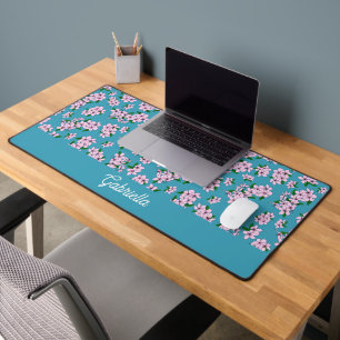 Nom de motif floral de fleur de cerisier rose